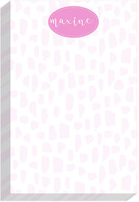 Cheetah Pink Notepad