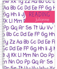Pink Alphabet I Journal | Notebook
