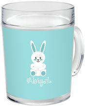 Teal Bunny Acrylic Mug