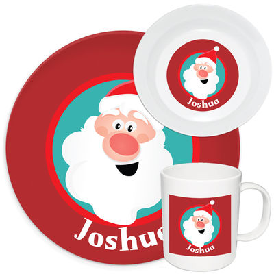 Jolly Santa Melamine Set