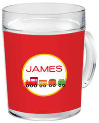 Red Train Acrylic Mug