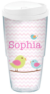 Little Birds Acrylic Travel Cup