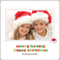 Merry Santa Hat Card