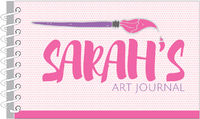Pink Brush Art Journal