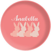 Bunny Line Easter Plate