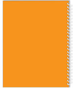 Candy Stripe Letter I Orange Journal | Notebook