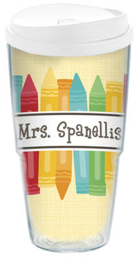 Bunch of Crayons Acrylic Travel Cup