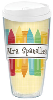 Bunch of Crayons Acrylic Travel Cup