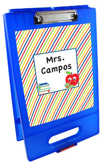 Colorful Bookworm Clipboard Storage Case