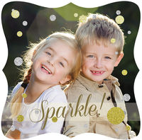 Sparkle Dots Die-Cut Card