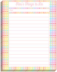 Rainbow Large List Pad