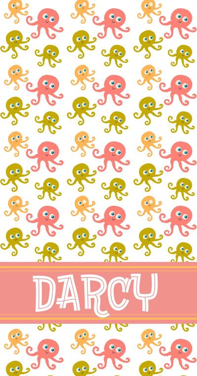 Octopus Beach Towel