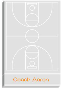 Basketball Court Coach Notepad