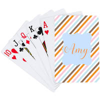Spring Stripes Playing Cards