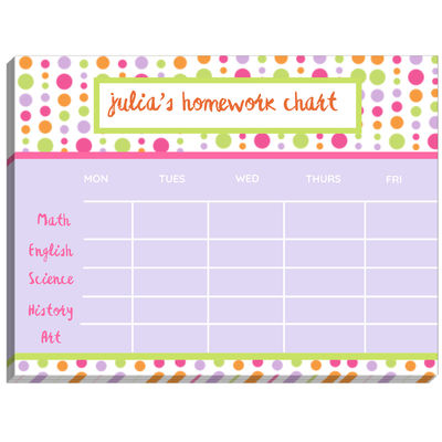 Mod Dots Homework Chart