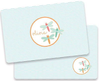 Dragonfly Pastel Placemat