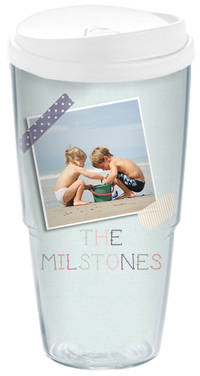 Washy Tape Frame Acrylic Travel Cup