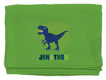 Dino Green Bath Towel