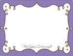 Cafe Lavender Note Card