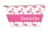Fancy Flamingos Gusseted Pouch