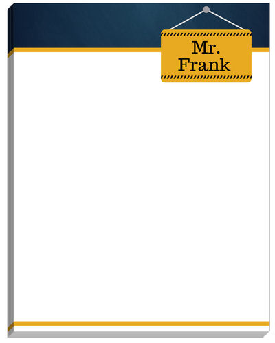 Professor Door Sign Large Notepad