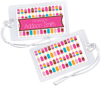 Bright Popsicles Luggage Tag