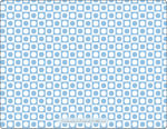 Squared Dots Baby Blue Note Card