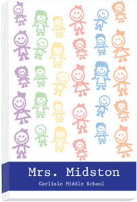 Colorful Kids Too Notepad
