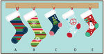 Stockings Family Gift Stickers