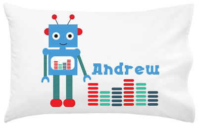 Robot Fun Pillowcase