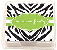 Verde Zebra Coasters