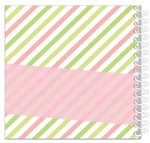 Pink Linen Stripes Journal | Notebook