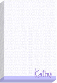 Faded Dots Lavender Notepad