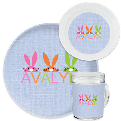 Easter Bunnies Dinnerware Set