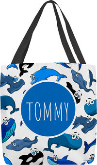 Silly Sea Fish Tote Bag