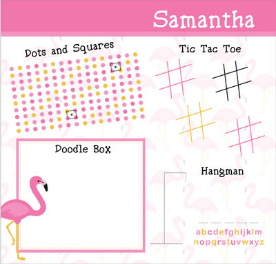Fancy Flamingos Games Writing Board