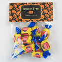 Carved Pumpkin Candy Bag Toppers
