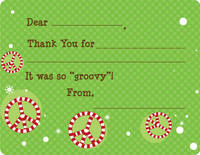 Candy Cane Peace Fill-in Card