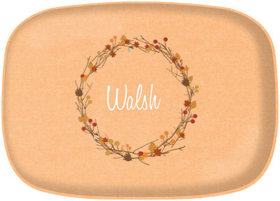 Fall Wreath Platter