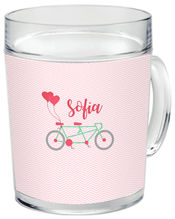 Bicycle For Two Valentine Mug