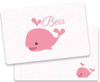 Pink Baby Whale Placemat
