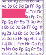 Pink Alphabet I Journal | Notebook