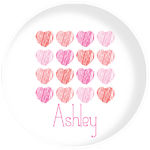 Scribble Hearts Dry Erase Placemat