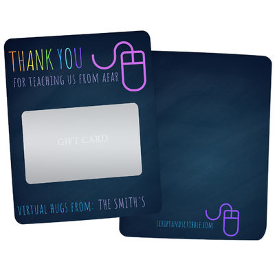 Tele Learning Teacher Gift Card Holders