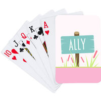 Wood Sign Camp Playing Cards