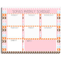 Spring Square Calendar Pad