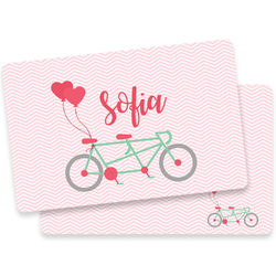 Bicycle For Two Valentine Placemat