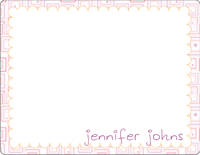 Abstract Lavender Note Card