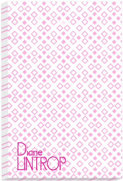 Pink Multi Diamond Note Pad