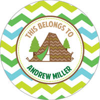 Tent Ready Camp Stickers